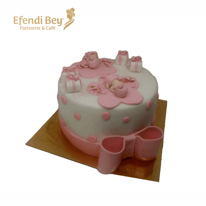Schlafende Babies Fondanttorte